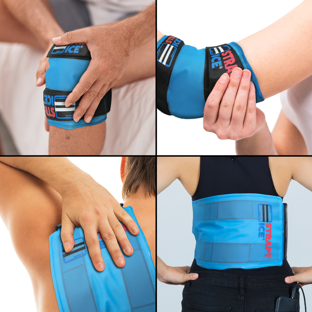 STRAPT ICE - Reusable Ice Pack with Adjustable Straps – Strapt Ice